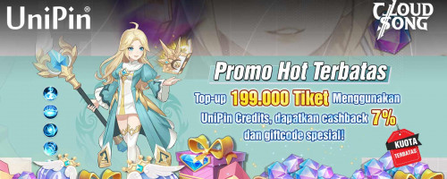 Cloud Song Bagi-bagi Item Spesial, Ada Bonus UniPin Credits Juga Loh!